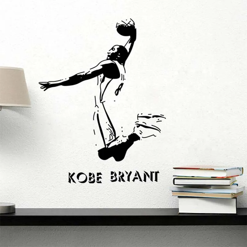 Настенные наклейки Kobe Bryant для украшения дома аксессуары декора комнаты домашний