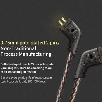 

KZ ZS10 Headphone 10 Driver Earbuds Earphone HiFi Bass Noise Cancelling Headset G6DD