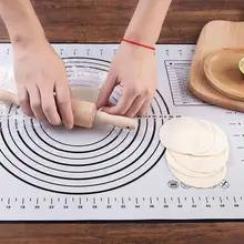 1 силиконовый коврик большая разделочная доска коврик и Подушечка Для лица утолщенный коврик для выпечки коврик антипригарный коврик кухонный инструмент Аксессуары