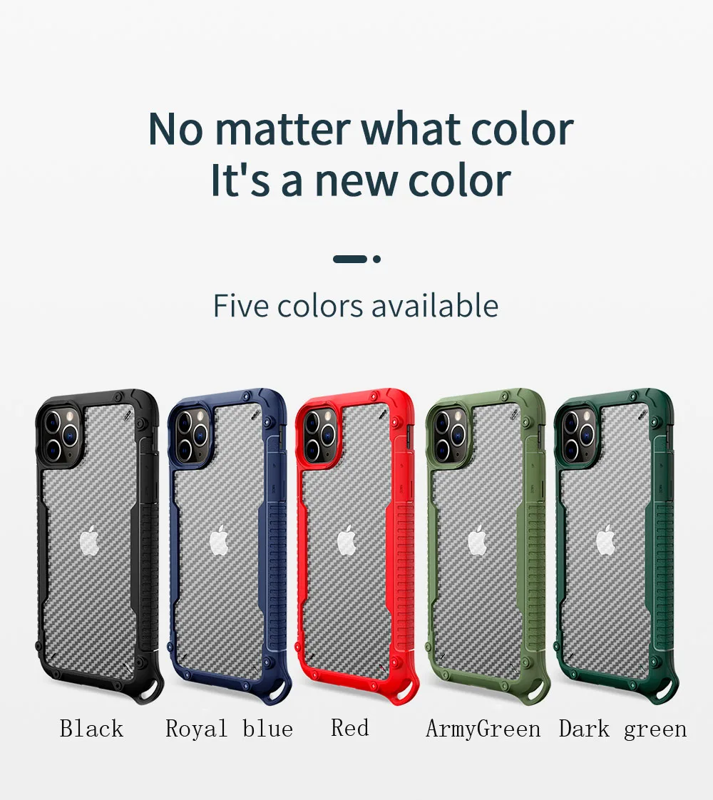 Чехол для iPhone 12 Pro углеродное волокно защита объектива | Мобильные телефоны и