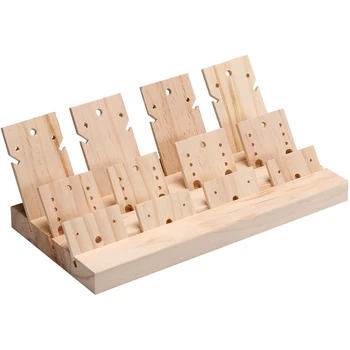 

Detachable Wood Earrings Organizer Jewelry Holder Jewellery Display Stand Rack