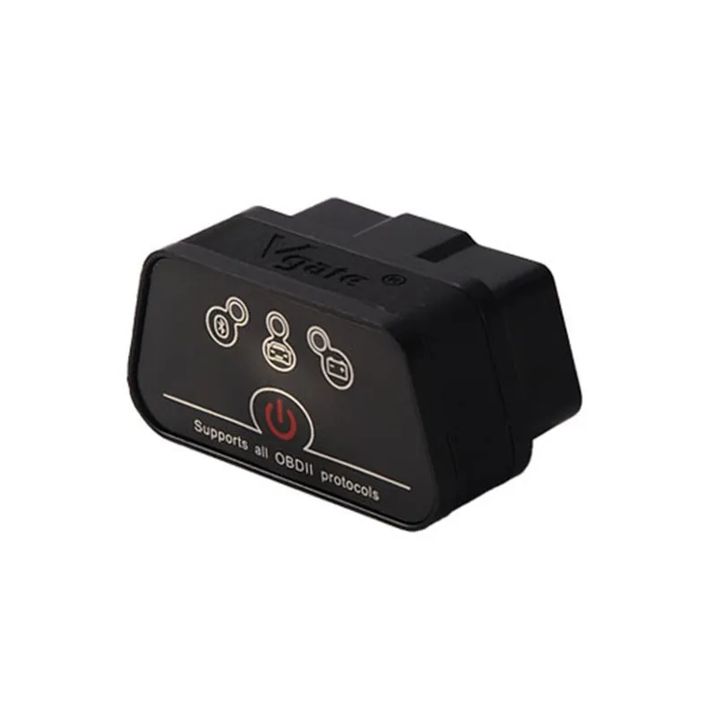 VDIAGTOOL Vgate iCar2 Bluetooth obd2 Bluetooth сканер ELM327 OBDII Bluetooth icar 2 автоматический диагностический сканер для android/PC/IOS - Цвет: BT black