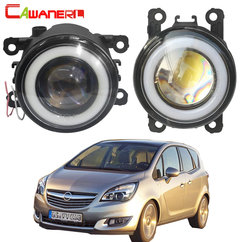 Cawanerl для Opel Meriva автомобиля 30 Вт 3000LM светодиодный туман светильник COB глаза ангела