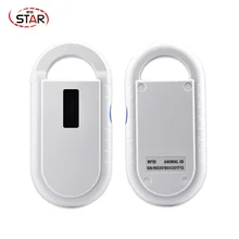 134,2 кГц FDX-B Led животное собака считыватель чипов Pet ID RFID микрочип ручной сканер