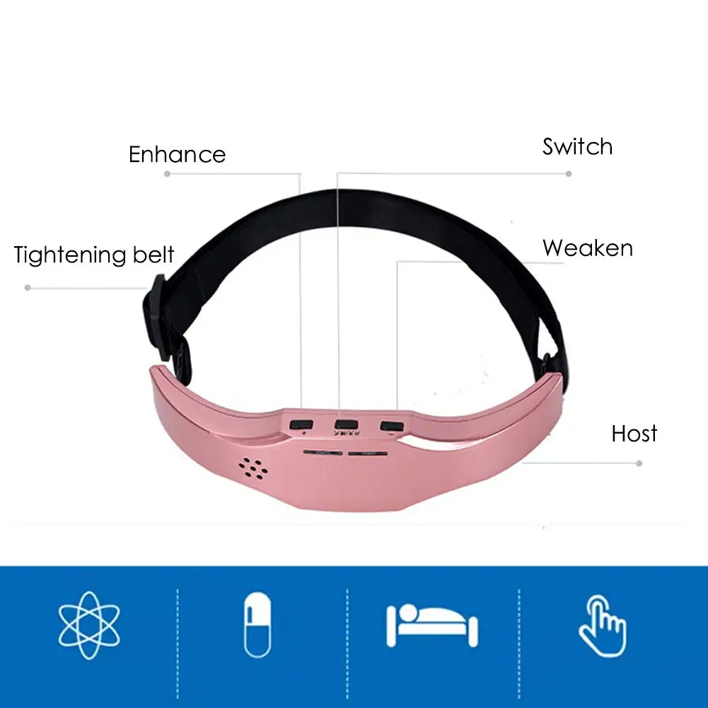 Электрический массажер для головы монитор апноэ сна облегчение мигрени массажер бессонница терапия релиз стресс тревога Релакс массаж
