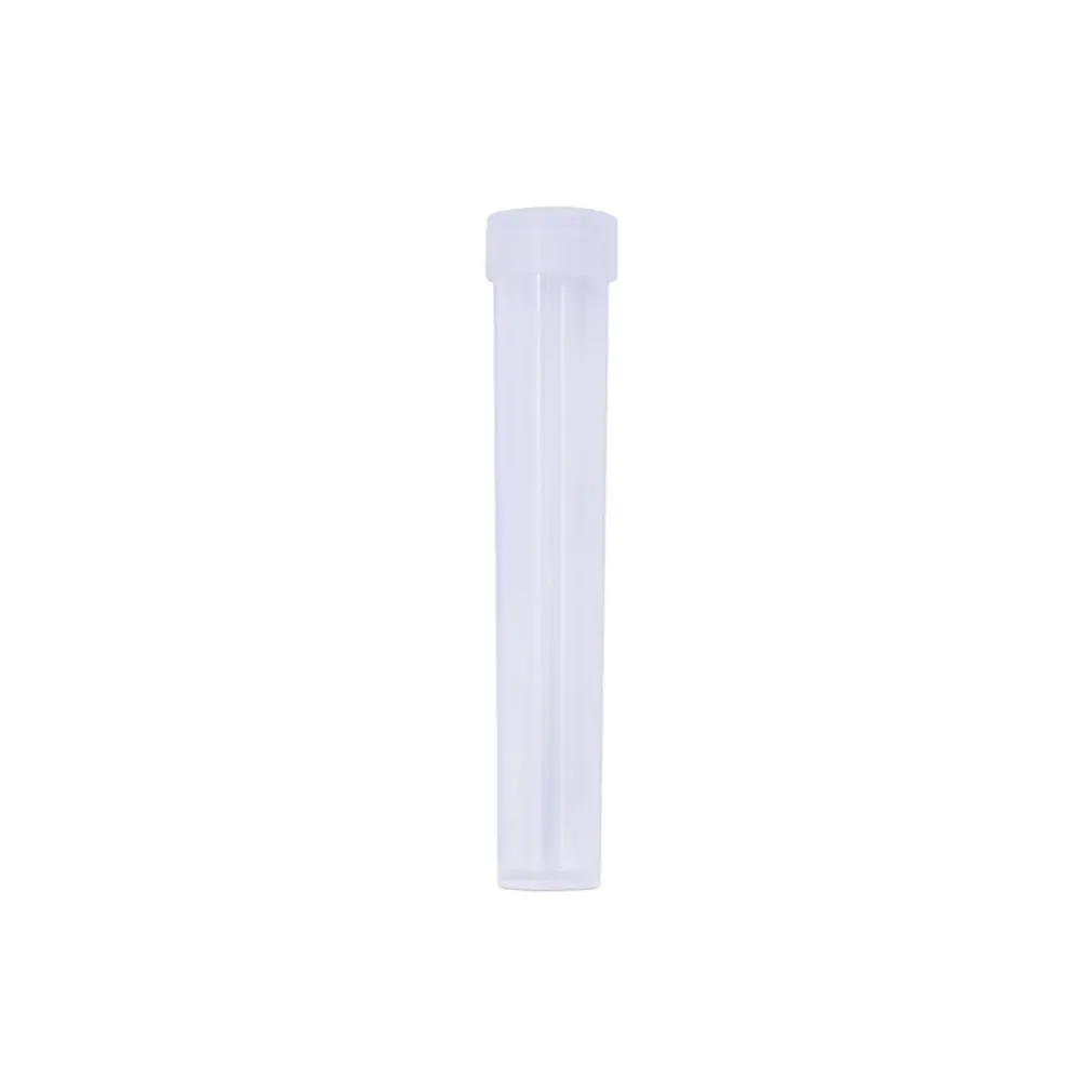 

2125 Transparent Plastic Storage Bottle Needle Bottle Syringe Component Box With Color Cover Sewing Box
