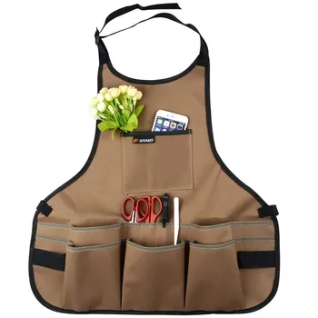 

Gardening Apron Home Art Multi-pockets Apron outdoor Activities Industrial Apron Universal Use