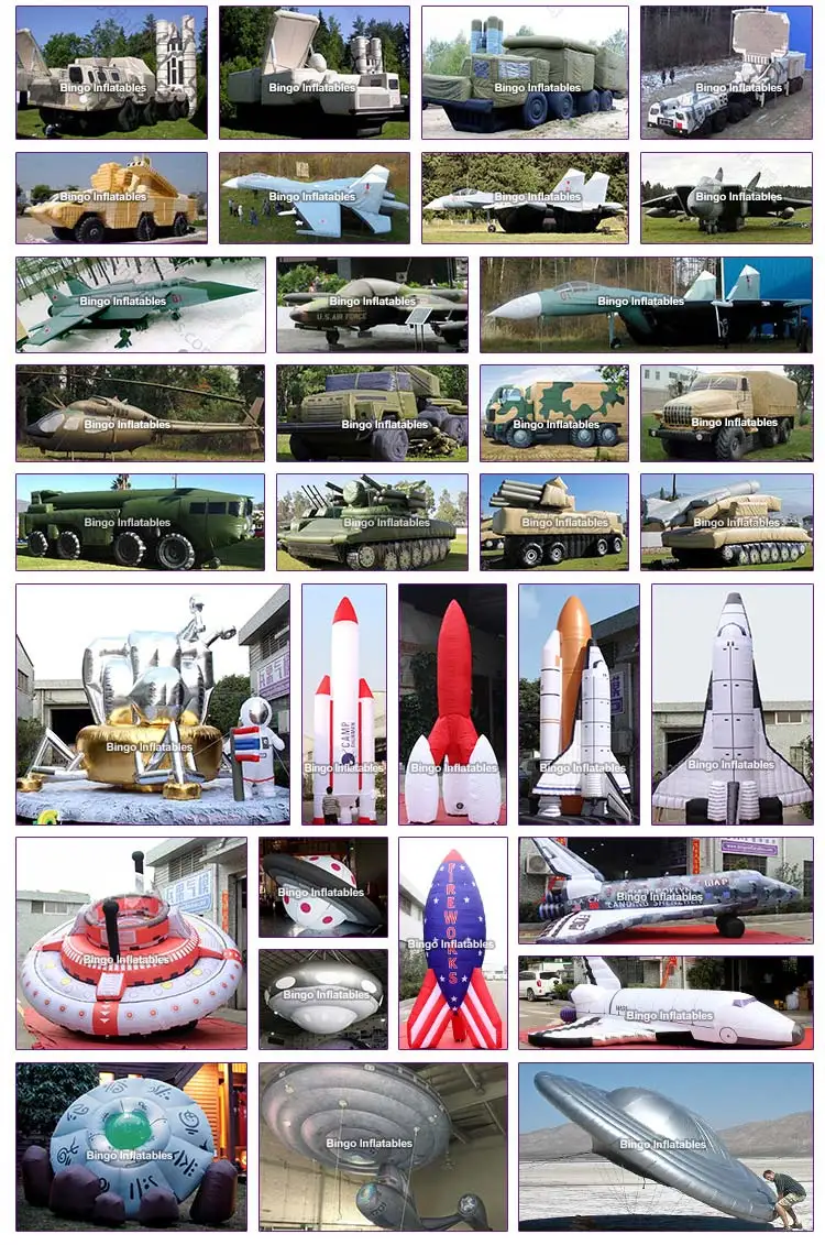 Бинго®8,8 м надувной военный манок Танк/надувной военный манекен декор для парада события
