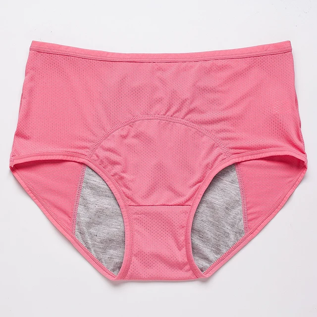 Leak Proof Menstrual Panties Physiological Pants Women Underwear Period Cotton Waterproof Briefs Plus Size Female Lingerie 2