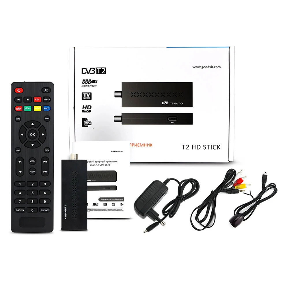 USB2.0 DVB T2 ТВ-ресивер DVB-T2/T2-90/T2 mini STICK2 ТВ-тюнер коробка Full-HD 1080P цифровой телевизионный ресивер ТВ-тюнер коробка