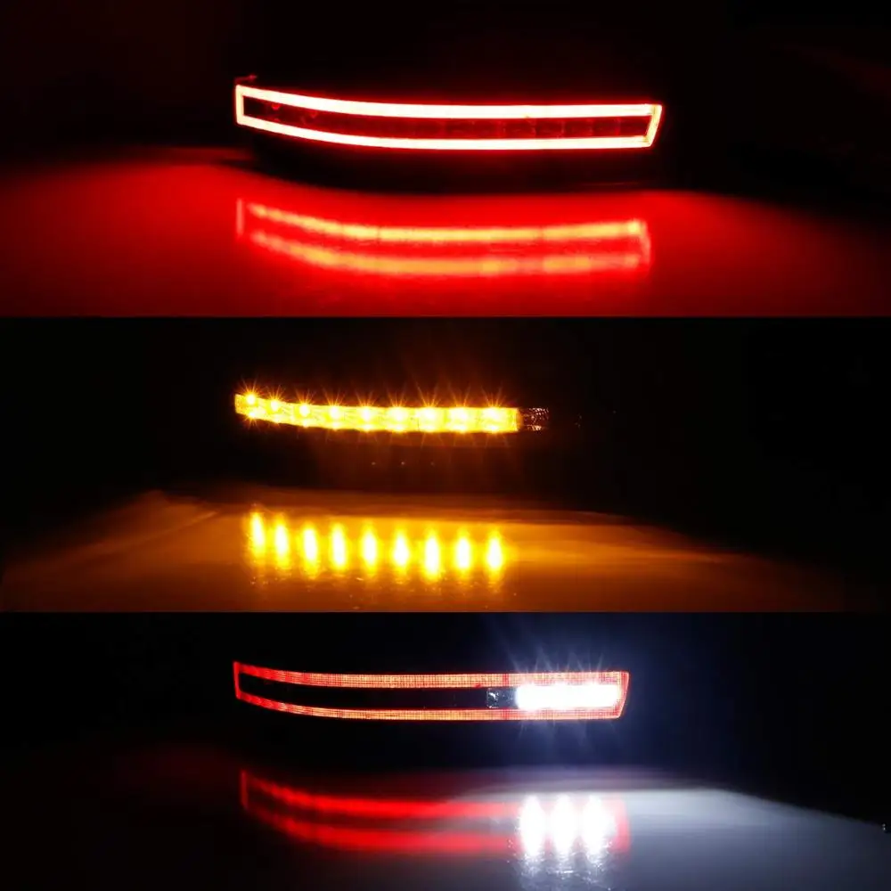 3-In-1 LED Tail Light Assy for Nissan 350Z 03-09 Dynamic Turn Signal Brake Lamp