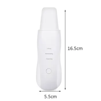 

Ultrasonic Face Deep Cleaning Machine Skin Scrubber Dirt Spots Blackhead Removal Anti Wrinkles Facial Whitening Peeling Tools
