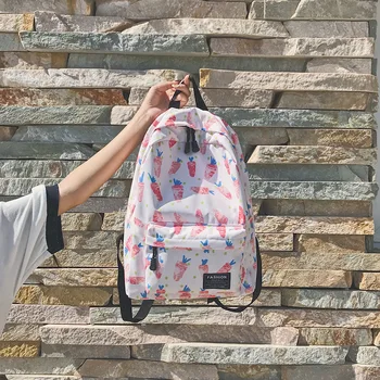 

2020 New Style Fashion Girl Backpack Printed Backpack Cool School Bag Diaper Bag