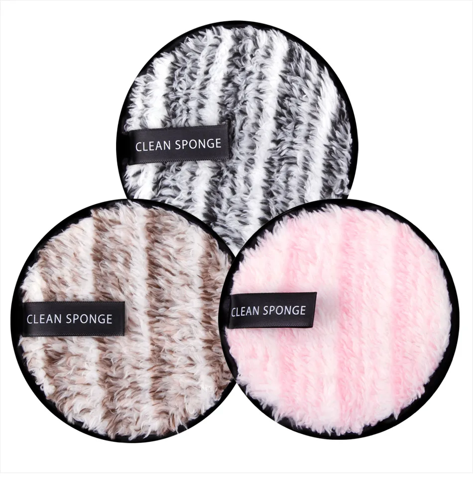 Description Picture 4 of item1pcs Reusable Cleansing Wipe Makeup Remover Cloth Make up Remover Towel Microfiber Reusable Make-up Disc Face Cosmetics Tool