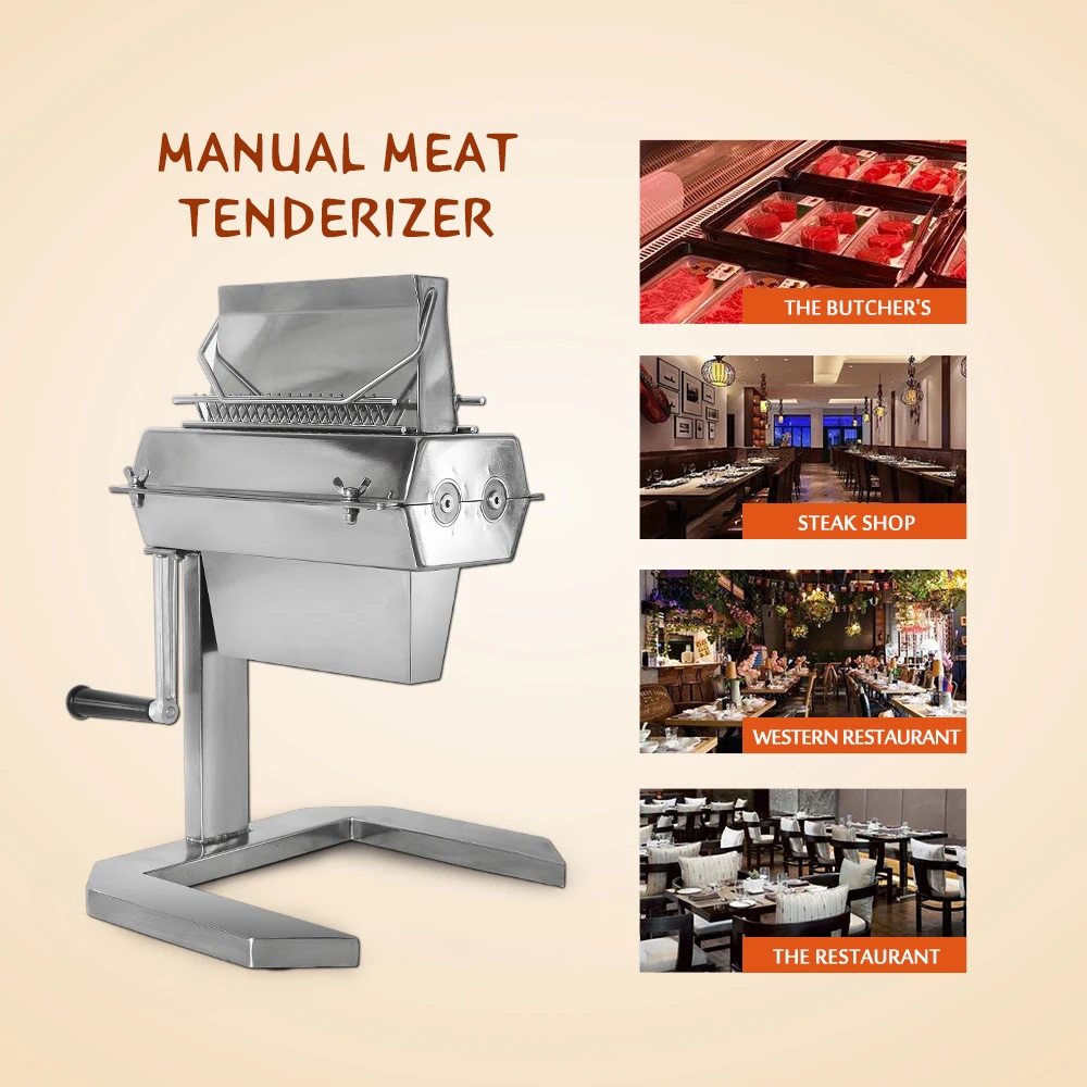 Tenderizer для свежего мяса GZZT из нержавеющей стали режущий станок 7 дюймов в ширину 37*2