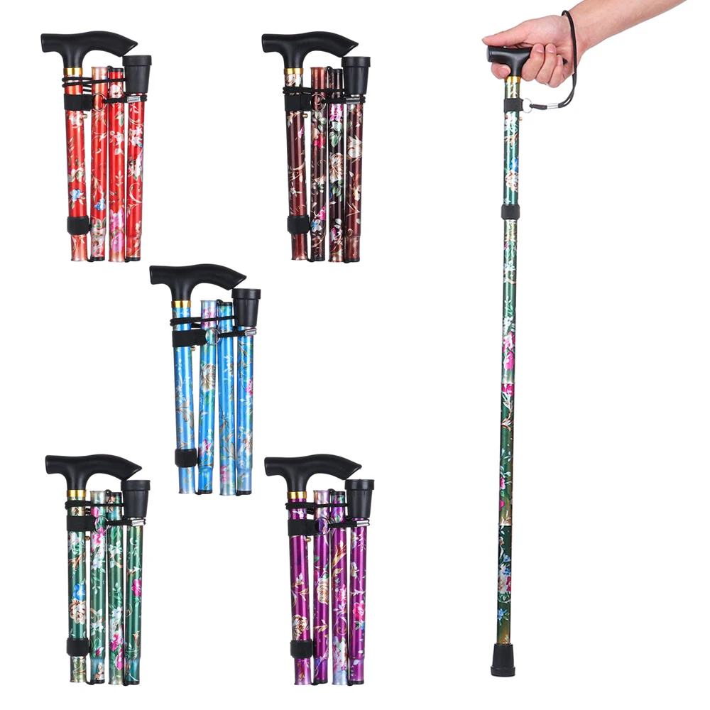 Телескопическая Трость Walking Sticks Adjustable Elderly Telescopic