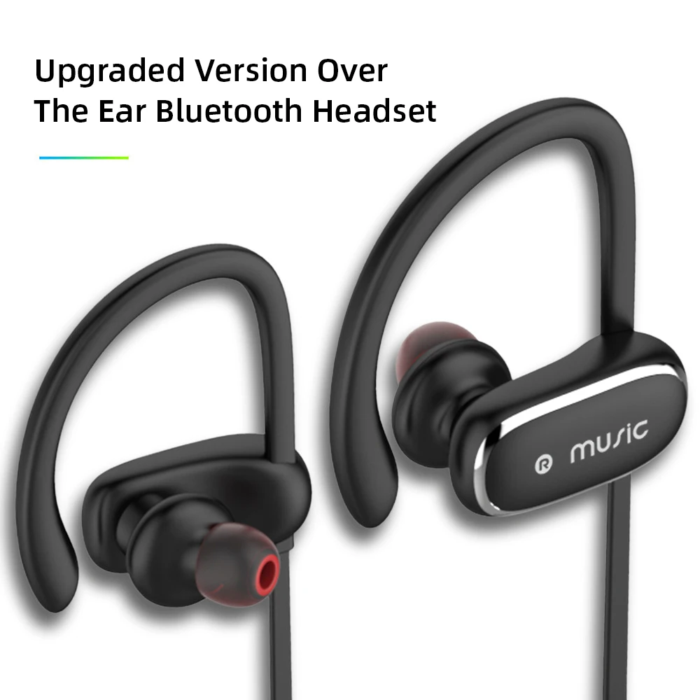 Wireless Earphone Bluetooth V5 0 Sports HD Stereo Headsets For Samsung iPhone Handsfree Call Music Earloop Earbuds Universal