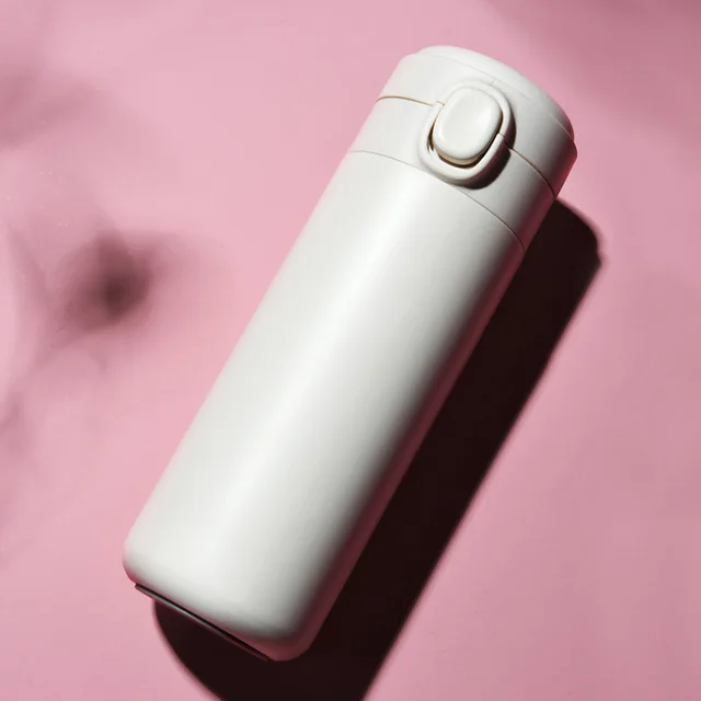 Fashion 420ml Stainless Steel Insulated Cup Coffee Tea Thermos Mug Thermal Water Bottle Thermocup Travel Drink Bottle Tumbler White