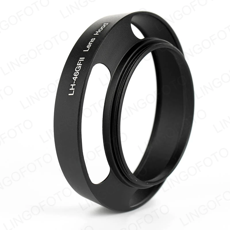 Фотобленда металлическая для Panasonic Lumix G 20 мм 1 7 II и 14 2 5 ASPH|lens hood|metal lens hoodlens hood metal |