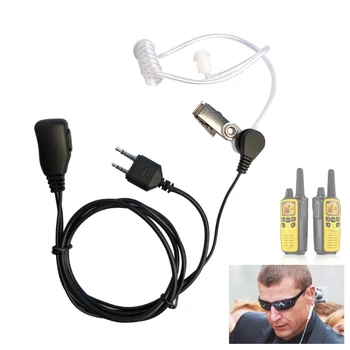 

2Pin Air Acoustic Tube Earpiece Mic PTT Headset for Midland Alan GXT650 LXT80 G6 X6HA