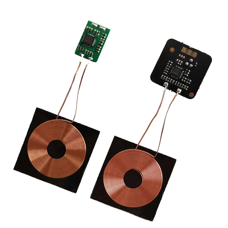 Mini Wireless Charging Receiver Module PCBA Circuit Board Small Coil QI General Modified Electronics | Бытовая техника