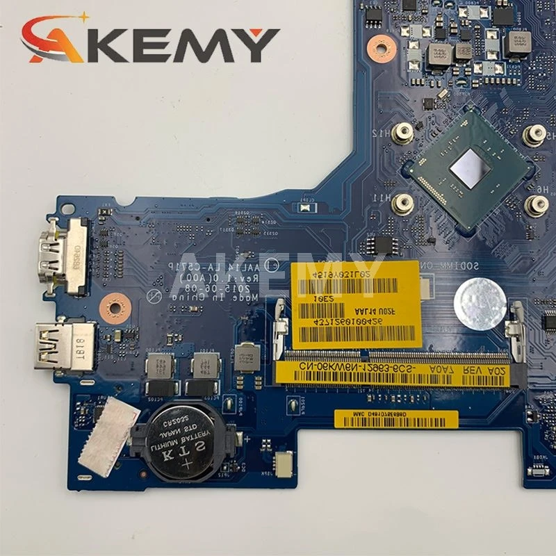 Laptop Motherboard para Dell Inspiron 5452 5552 Pentium N3700 N3710 Mainboard Cn0f77j1 0f77j1 La-c571p Sr29e Placa-mãe para notebook - Imagem 4