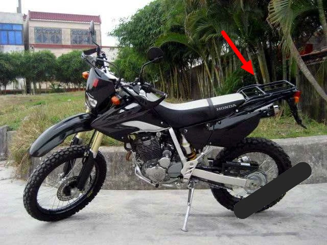 motorcycle backrest luggage