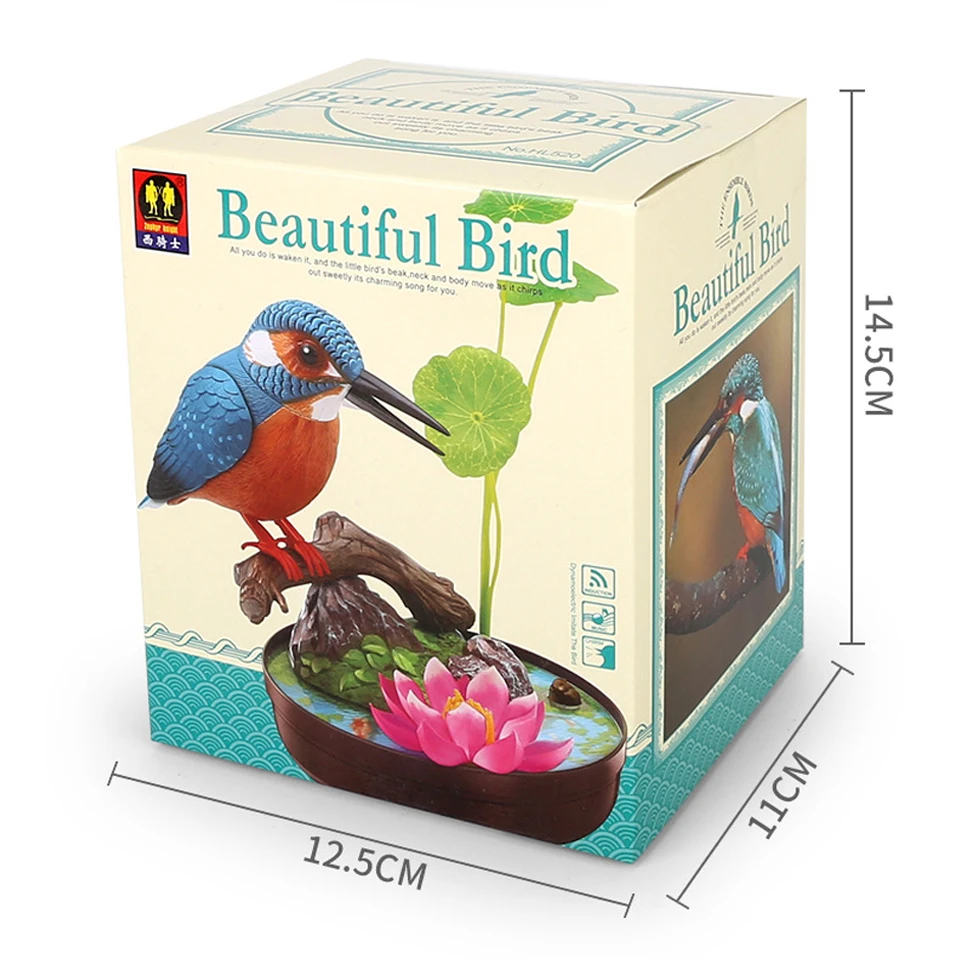 Electric Simulation Voice Control Parrot Toy Musical Magpie Talking Electronic Pet Bird Model Decoration Children'S Toy Gift 5