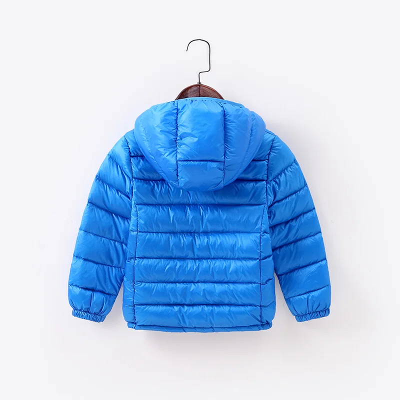 astounding 2019 Autumn Winter Hooded Children Down Jackets For Girls Candy Color Warm Kids Down Coats For Boys