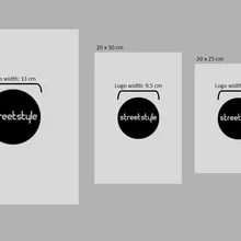 Под заказ уличный стиль lgoo печать 20*25 20*30 30*40 белый цвет каждый 100 шт