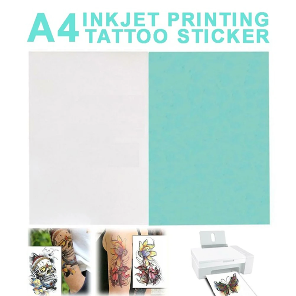A4 Temporary Tattoo Diy Printing Paper Transfer Decal Papers For Inkjet