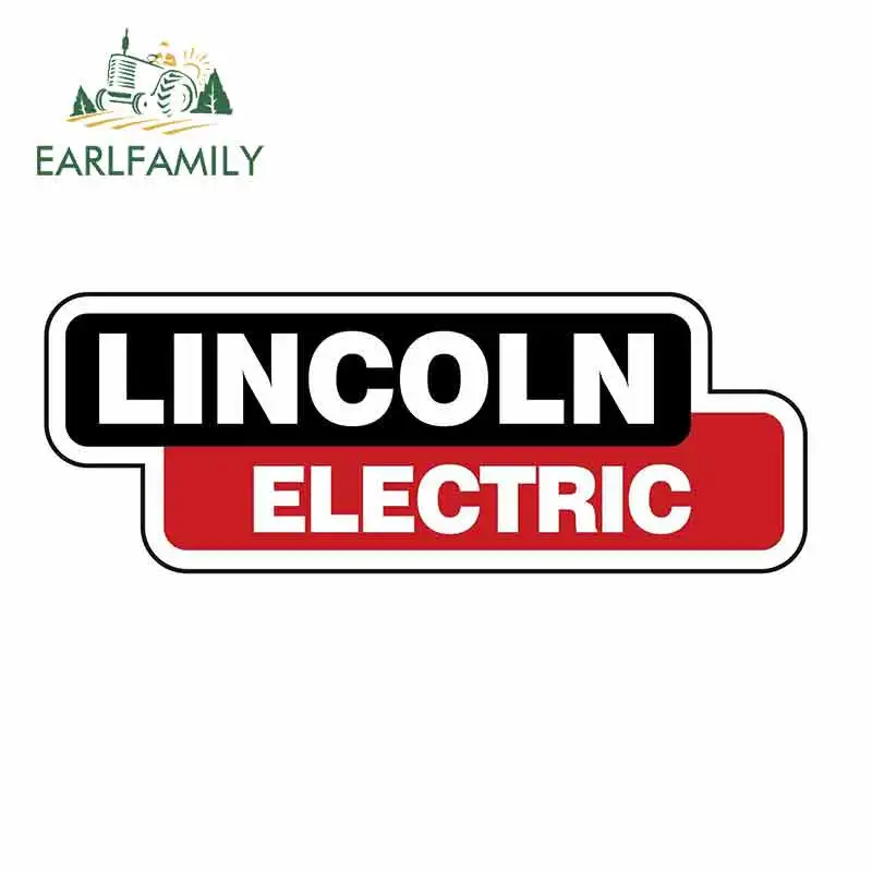 

EARLFAMILY 13cm x 6.3cm for Lincoln Electric Welder Sign Funny Car Stickers VAN DIY Fine Decal Waterproof Anime Truck Graphics