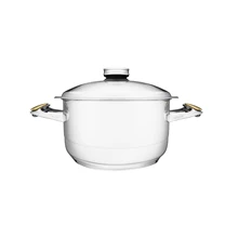 Кастрюля Zepter с крышкой, 5,5 л 24 см, сталь 316L