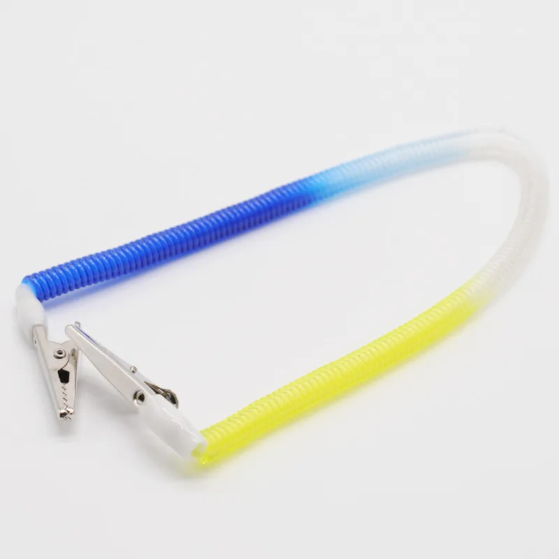 Лабораторные принадлежности материал зажим для шарфа/салфетка пружинная веревка железо/нержавеющая сталь для стоматологического продукта - Цвет: iron yellow blue