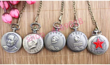 

Copper alloy, Chairman Mao, souvenir pocket watch (non mechanical)