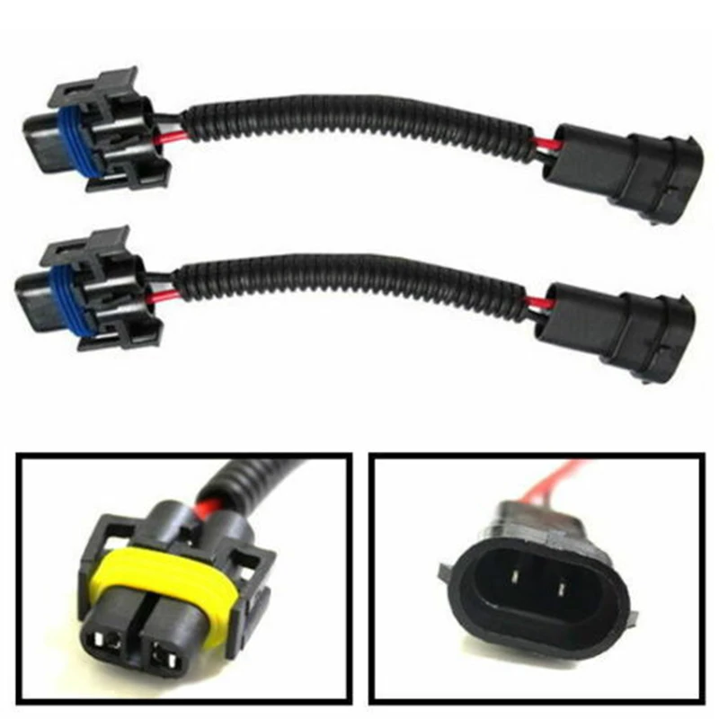 

H11 H8 H9 Extension Wiring Harness Sockets Wire For Headlights or Fog Lights
