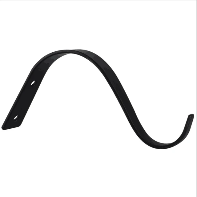 4.5 Hüvelykes Hajlítás S Alakja Falfüggő Virágcserép Tartó Tartóhorog Vas Fogas Növények Erkély Otthoni Dekoráció - Image 5