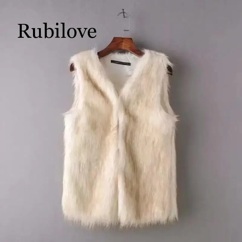 

Rubilove 2019 autumn and winter new European and American style women's wool vest vest