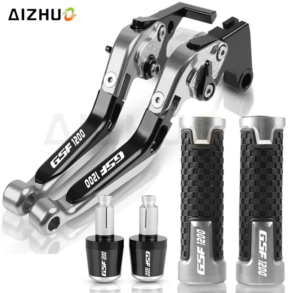 

Motorcycle CNC Brake Clutch Levers Handle Bar End FOR SUZUKI GSF1200 GSF 1200 BANDIT 2001-2006 2005 Hand Grips End Handlebar