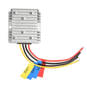 

uxcell IP67 Waterproof Power Converter Regulator Transformer DC24V to DC48V 4A 192W 74mm x 74mm x 32mm