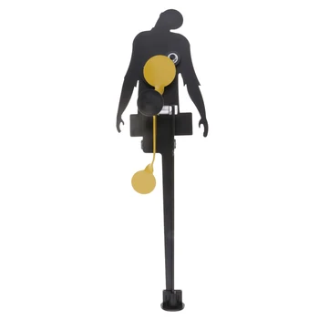

Heavy Duty Carbon Steel Resetting Zombie Target Target Plinking Target Ground Inserted Hunting Shooting Target for Practice