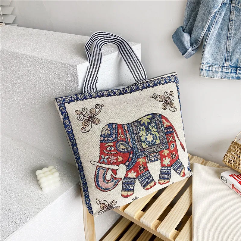 Fashion Folding Women Big Size Handbag Tote Ladies Casual Flower Printing Canvas Graffiti Shoulder Bag Beach Bolsa Feminina