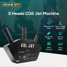 MOKA SFX 3 головки CO2 коннон водонепроницаемая панель управления DMX