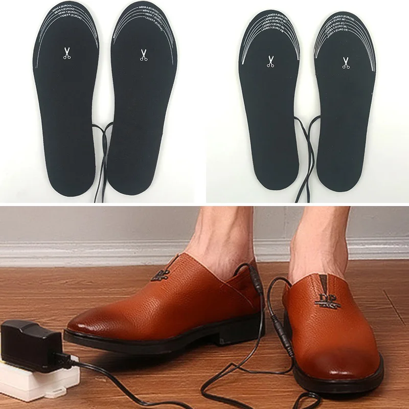 Носки для обуви; коврик для ног; 1 пара; нагревательные стельки; зимние usb-кабели для зарядки