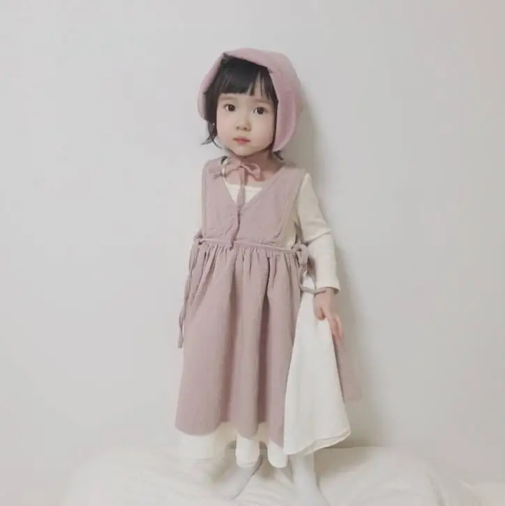 Весенне-летнее платье для малышей льняное Платье милое платье принцессы для малышей