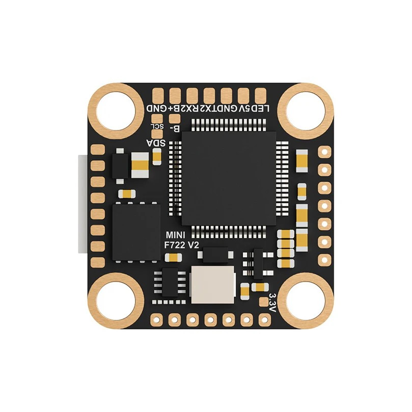 Foxeer F722 V2 Mini MPU6000 3 6S Dual BEC OSD Micro USB управление полетом для радиоуправляемого дрона FPV