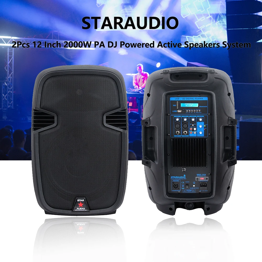 2pcs speakers
