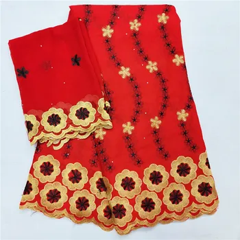 

red swiss voile lace in switzerland dubai fabric 100%cotton embroidered lace fabric fashion women voile lace fabrics 5+2yards