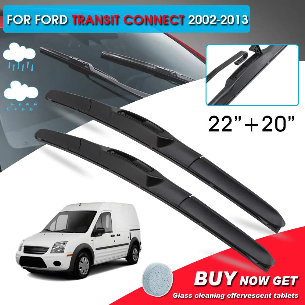 BROSHOO Car Window Windshield Wipers Blade For Ford Transit Connect 22