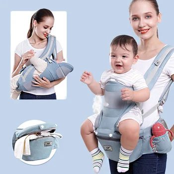 

Breathable Ergonomic Baby Carrier Backpack Portable Infant Baby Carrier Kangaroo Hipseat Heaps Baby Sling Carrier Wrap